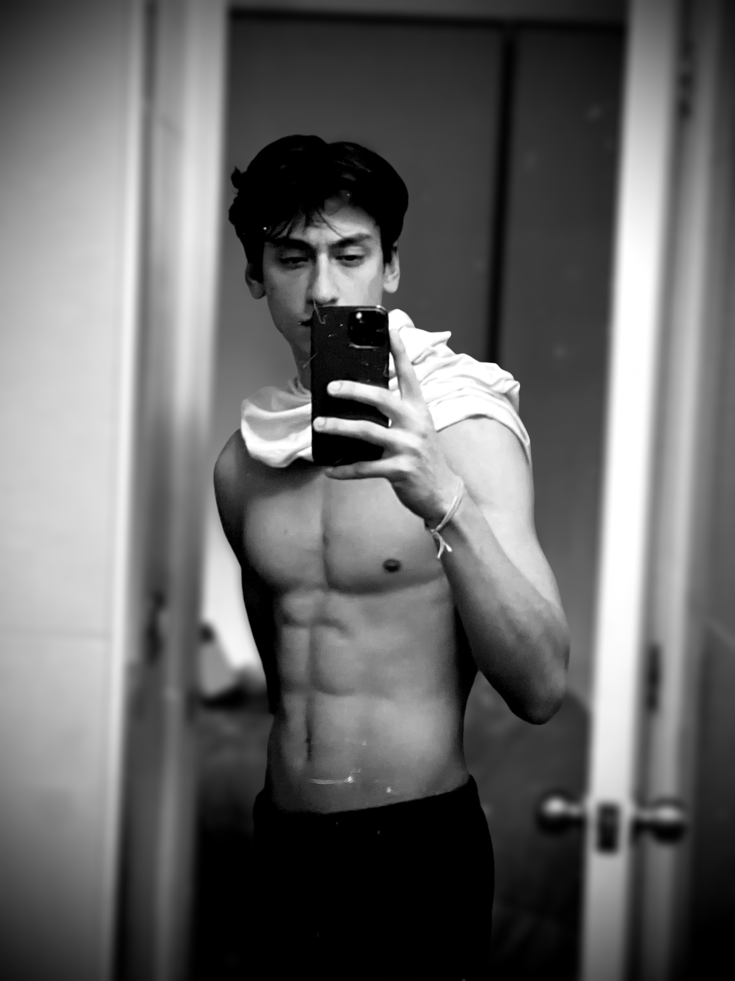 Christian en el gimnasio