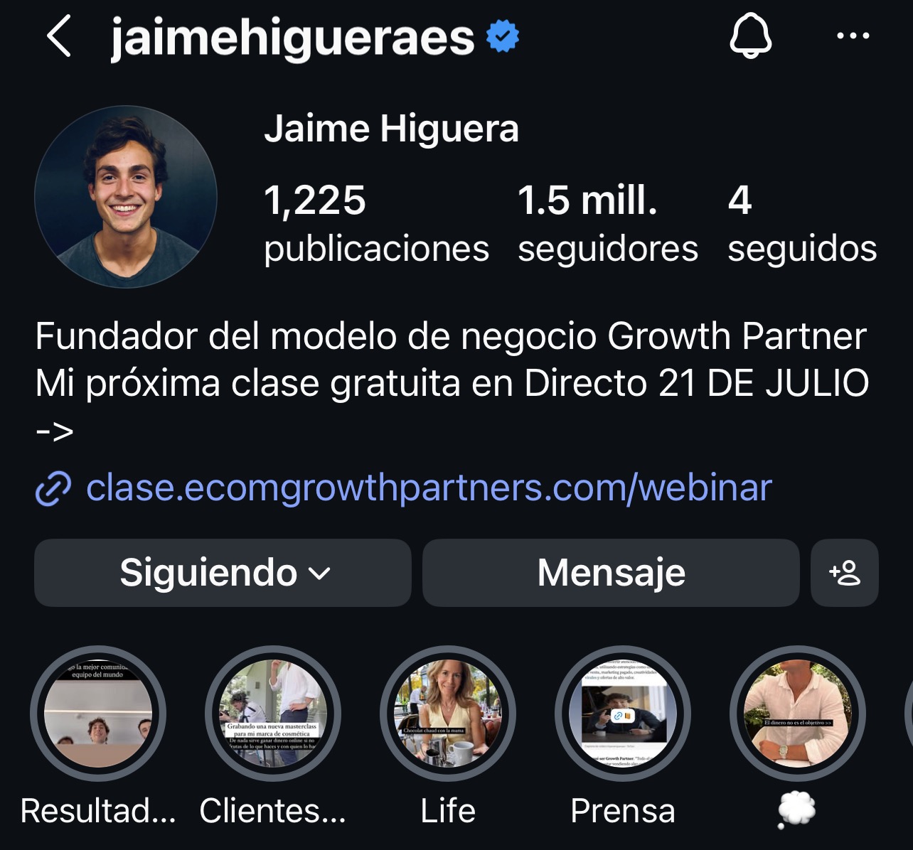 Jaime Higuera · Instagram